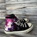 Converse Shoes | Converse All Star Shoes Womens Purple Galaxy Space Unicorn High Tops Sneakers | Color: Black/Purple | Size: 7