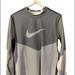 Nike Shirts | Nike Pro Mens Fitted Athletic Shirt, Long Sleeve, Dri-Fit, Size M | Color: Gray/White | Size: M