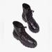Kate Spade Shoes | Kate Spade Merritt Lug Sole Leather Boots (9m) Black | Color: Black | Size: 9
