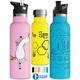 Double Insulated Water Bottle with Straw Lid & Sports Cap | Stainless Steel BPA Free Eco Friendly Non Sweat Durable Finish 500ml / 600ml / 750ml Metal Hydro Thermos (600 ml, Pink)