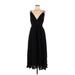 BB Dakota by Steve Madden Casual Dress - Midi: Black Dresses - Women's Size Medium