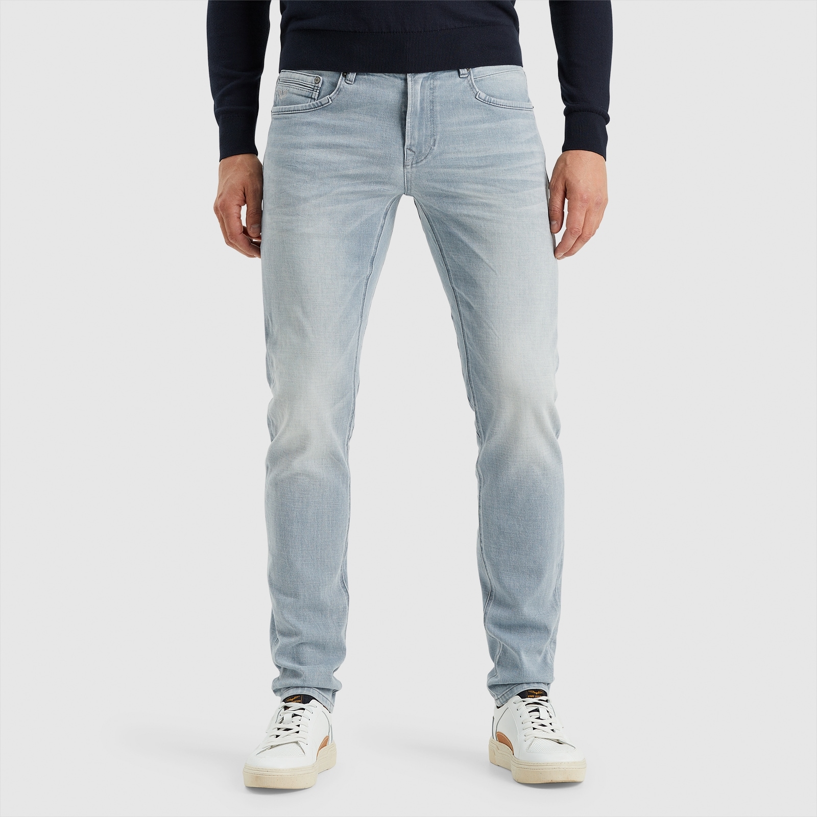 Slim-fit-Jeans PME LEGEND "Tailwheel PTR140", Damen, Gr. 33, Länge 36, blau (fresh light grau), Denim/Jeans, Obermaterial: 77% Baumwolle, 22% Polyester, 1% Elasthan, slim fit lang, Jeans Slim-fit-Jeans, Topseller