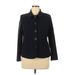 Appleseeds Blazer Jacket: Blue Jackets & Outerwear - Women's Size 14 Petite