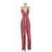 Crystal Sky Jumpsuit: Red Paisley Jumpsuits - Women's Size 3