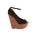 Zigi Soho Wedges: Brown Leopard Print Shoes - Women's Size 7