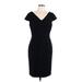 Jones New York Collection Casual Dress - Sheath: Black Solid Dresses - Women's Size 10