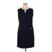 Karl Lagerfeld Paris Casual Dress - Shift: Blue Dresses - Women's Size 14