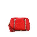 Gucci Leather Shoulder Bag: Red Bags