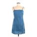 Urban Outfitters Casual Dress - Slip dress: Blue Dresses - Women's Size Medium