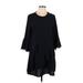 Zara Basic Casual Dress - DropWaist: Black Dresses - Women's Size Large