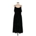 Who What Wear Casual Dress - Slip dress: Black Dresses - Women's Size Large