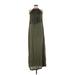 Zara Basic Casual Dress - Maxi: Green Dresses - Women's Size X-Small