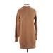 BP. Casual Dress - Sweater Dress: Brown Dresses - Women's Size Small