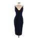 PrettyLittleThing Cocktail Dress - Bodycon: Blue Dresses - Women's Size 6
