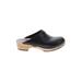 Swedish Hasbeens Mule/Clog: Black Shoes - Women's Size 40