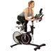 Magnetic Rear Belt Drive Indoor Cycling Exercise Bike with RPM Cadence Sensor - SF-B1709, Black