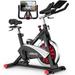 Stationary Exercise Bike, X2PRO/X4S Bluetooth Magnetic Belt Drive Cycling Bike, 300/330 Pounds Loads, Magnetic Exercise Bike