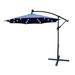 Latitude Run® Puetz 120.1" Lighted Market Umbrella Counter Weights Included | 102.1 H x 120.1 W x 120.1 D in | Wayfair