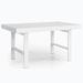 Latitude Run® Davius Rectangular 31.5" L x 51.5" W Outdoor Coffee Table in White | 26.5 H x 31.5 W x 51.5 D in | Wayfair