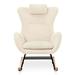 Latitude Run® Taffney Polyester Rocking Chair | 36.22 H x 34.25 W x 26.38 D in | Wayfair 1E035D4D22DE4FFEAEDE2CB732623D03