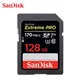 SanDisk Extreme Pro Memory Card 32GB SDHC U3 SD Card 64GB 128GB 256GB 170MB/s SDXC UHS-I Class 10