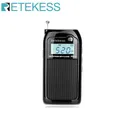 RETEKESS PR12 Radio FM AM Mini Pocket USB Radio Mp3 Ricevitore portatile Display retroilluminato Stereo digitale Supporto TF Card per anziani