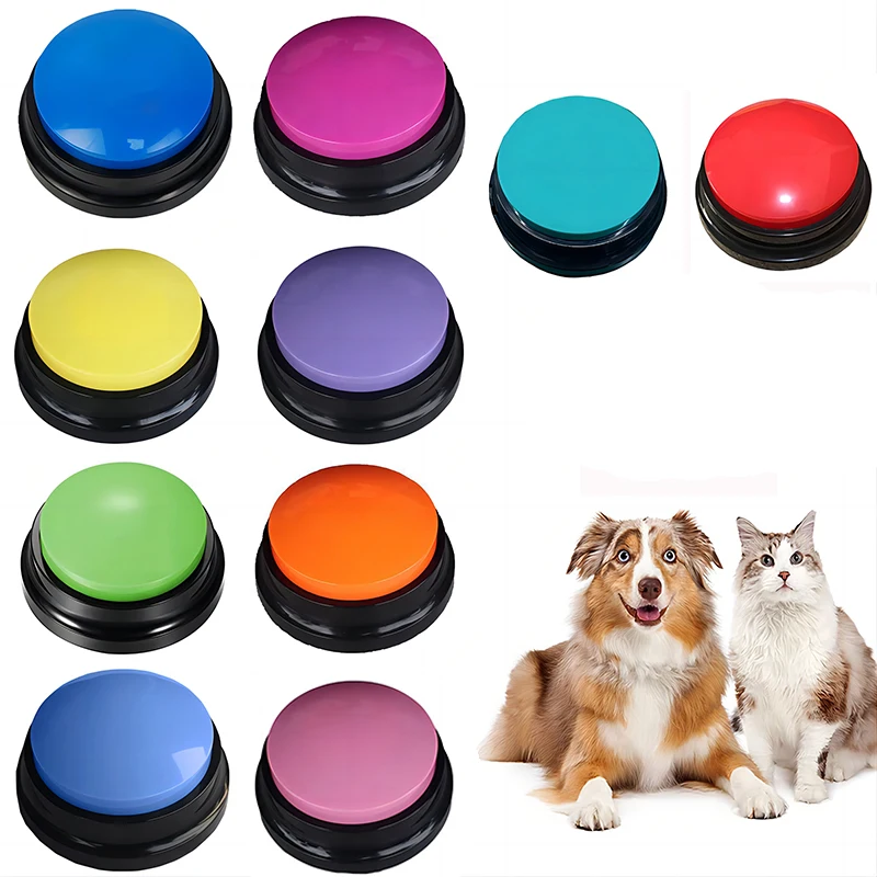 Giocattoli per cani Divertenti registrabili Viaggi per animali domestici Parlanti Avviatori per animali domestici Bottoni parlanti per animali domestici Forniture per animali domestici carine