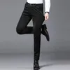 Männer Frühling Herbst Mode Business Casual Lange Hosen Anzug Hosen Männliche Elastische Gerade Formale Hosen Plus Große Größe 28-40