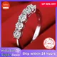 Mit Referenzen Original Sterling Silber Ringe Ehering für Frauen funkelnden cz Diamant ringe Zubehör