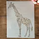 Grands pochoirs Mandala girafe pour bricolage peinture scrapbooking coloriage gaufrage modèle