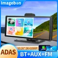 Caméra de rétroviseur ADAS CarPlay sans fil Android Auto Dash Cam AUX BT FM navigation GPS