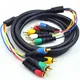 1.8m Gold RCA PREMIUM Component Video/Audio Cables