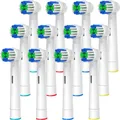 Têtes de brosse à dents électrique de rechange compatible avec Oral-B Braun outil professionnel