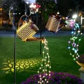 Lanterne en métal imperméable avec lumière solaire éclairage d'extérieur idéal pour un jardin ou