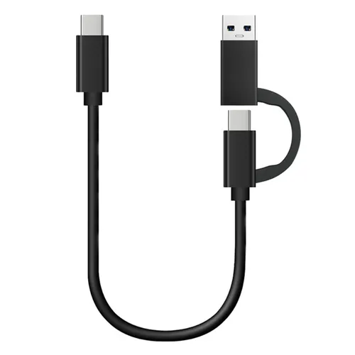 USB zu USB C Kabel 2 in 1 USB 3 0 USB A/C zu C Schnell ladekabel USB Typ C zu Typ C Ladekabel 10