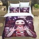 Demon Slayer Printed Bedding Sets exquisite bed supplies set duvet cover bed comforter set bedding