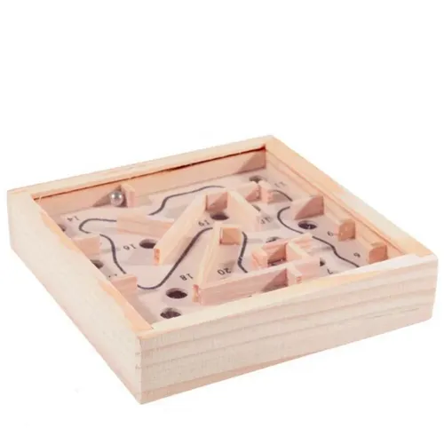 Montessori Labyrinth Puzzle Board Holz spielzeug Spiel Rolling Toy Ball Labyrinth Anti stress