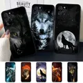 Coque de téléphone The Wolf pour iPhone coque Funda coque pour iPhone 15 14 11 12 13 Mini Pro