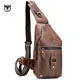 Fashion Men's Genuine Leather Shoulder bag Brand Style Chest bag shoulder bags for men Male