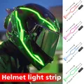 4-in-1 casco moto LED spie luminose Night Riding casco motore striscia di luce fredda accessori