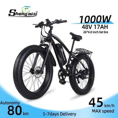 Shengmilo MX02S Vélo électrique 1000w 4.0 fat bike electrique 26 pouces vélo vtt électrique velo