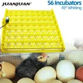 Egg Incubator Automatic 56 154 Plastic Bird Eggs Duck Chicken Eggs Hatching Machine 220V Incubator