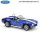 WELLY Diecast 1:24 Maßstab Klassische Simulator Modell Auto Shelby Cobra 427 S-C Legierung Retro