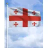 60x90 90x150 120x180CM Georgia emblema georgiano bandiera poliestere stampato Banner arazzo per la