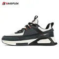 Baasploa scarpe sportive da uomo scarpe Casual in pelle moda Sneakers leggere impermeabili scarpe da