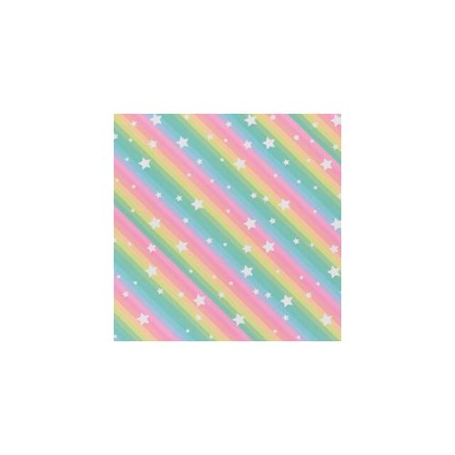 Star Geschenkpapier Regenbogen Sternmotiv 70cm x 2m Rolle Geschenk Papier Geburtstag Geschenkpapierrolle Kindergeburtstag Buntes Packpapier