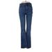 Lands' End Jeans - High Rise: Blue Bottoms - Women's Size 8