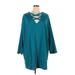 Roaman's Casual Dress: Teal Dresses - Women's Size 4X