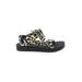 Loeffler Randall Sandals: Black Leopard Print Shoes - Women's Size 9 1/2