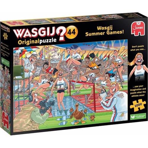 Jumbo 1110100333 - Wasgij Original 44, Summer Games, Comic-Puzzle, 1000 Teile - Jumbo Spiele GmbH